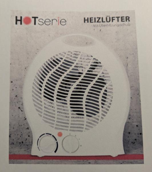 Heizlüfter 2000 W weiß