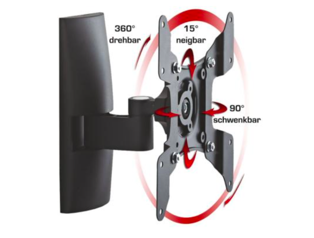 TV-Wandhalterung TS1 – VESA bis 200×200 – 15–40 Zoll – 15 kg Tragkraft – A-Ware