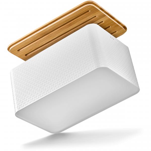 Brotkasten inkl. Schneidebrett & Leinenbeutel für lange Frische