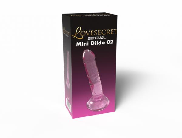 LoveSecret Sensual - LS31 - Mini Dildo 02 Pink - Realistischer Dildo Saugnapf 14 Cm / 5.5 Inch