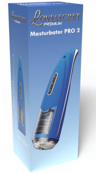 Lovesecret Premium - LS06 - Masturbator Pro 2 Blau - Mega Size Up/Down / Rotierend - Wiederaufladbar -