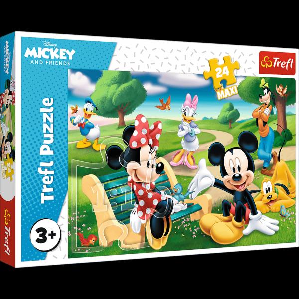 Mickey unter Freunden - Maxi Puzzle 24 Teile