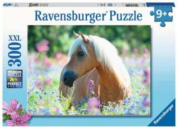 Pferd im Blumenmeer - Puzzle 300 Teile