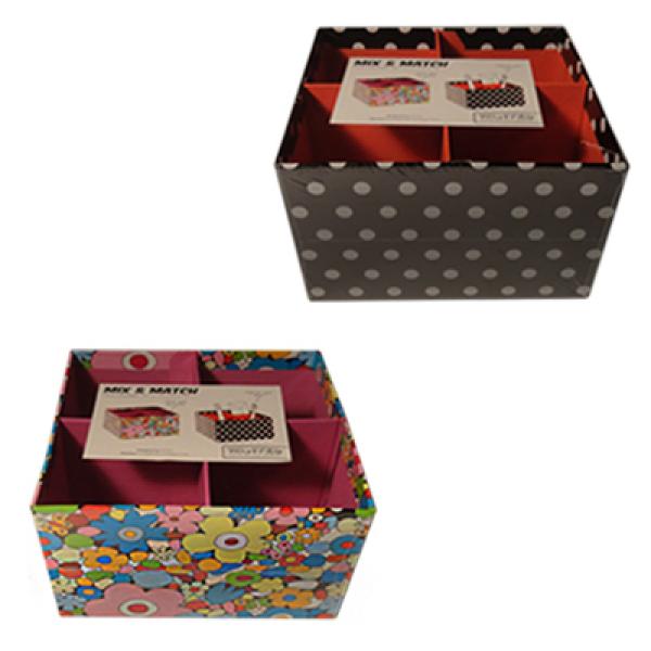 Federmäppchen Karton schwarz gepunktet 15 cm