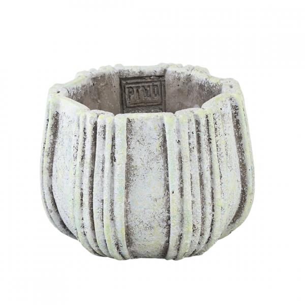 PTMD Blumentopf Valerio S grau/grün 12 cm