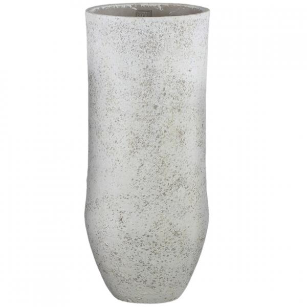 PTMD Blumentopf Dorin hoch XL weiß 55 cm