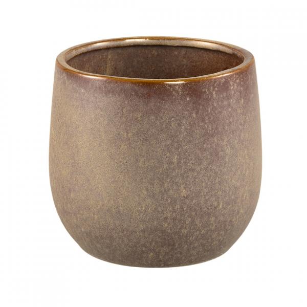 PTMD Blumentopf Freja M braun 15 cm