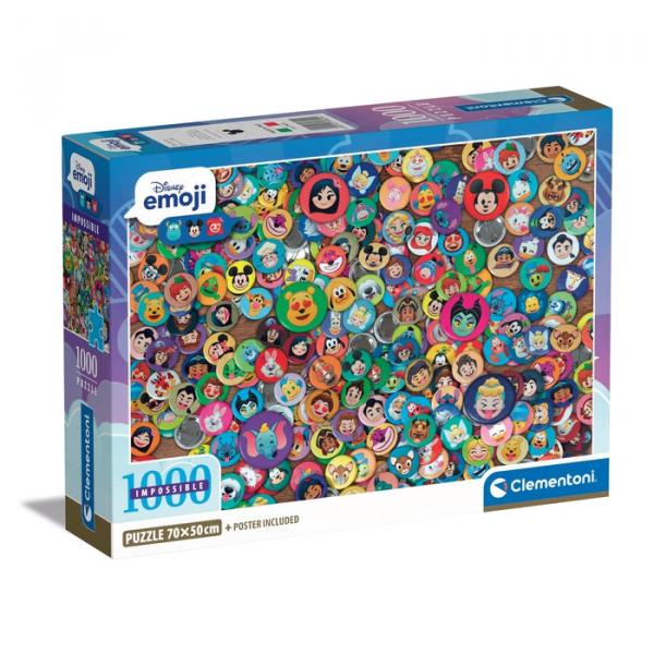 1000 Teile Puzzle Impossible Disney Compact - Disney Classic