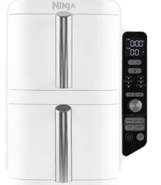 Ninja SL400EUWH – Heated Air Fryer – Leistungsstarke Heißluftfritteuse – A-Ware