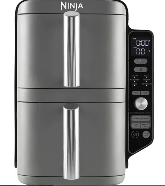 Ninja SL451EU Smart – Heated Air Fryer – Leistungsstarke Heißluftfritteuse – A-Ware