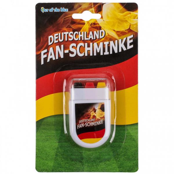 Deutschland - Fan Schminke – Schwarz - Rot - Gold für WM & EM 