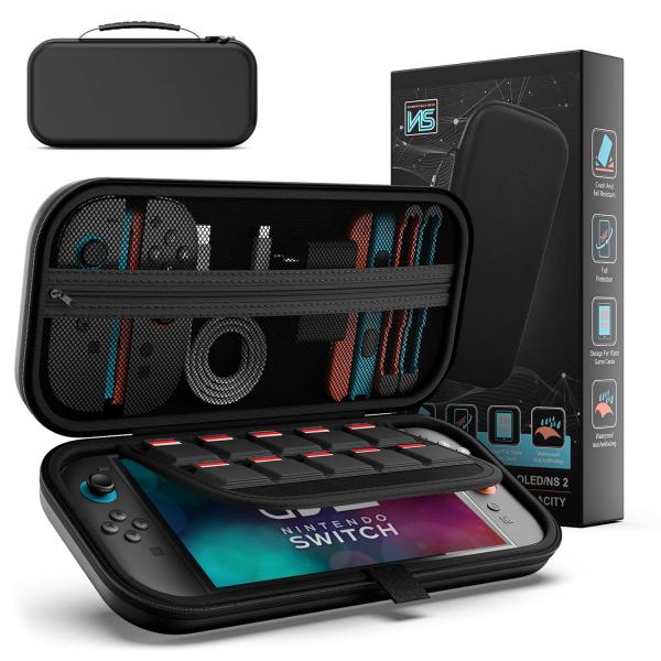 Switch 2 Hardcase Schutztasche | PU-Tragetasche für Konsole & Zubehör | Großhandel / Restposten Deutschland