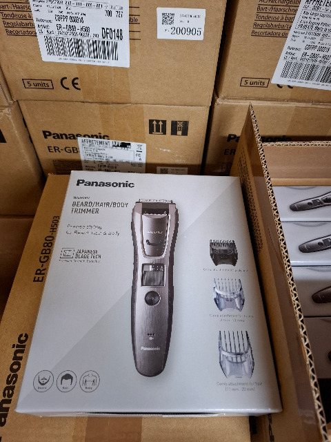Großposten Panasonic ER-GB80 Barttrimmer / Haarschneider – 770 Stück – Neuware OVP – Export möglich