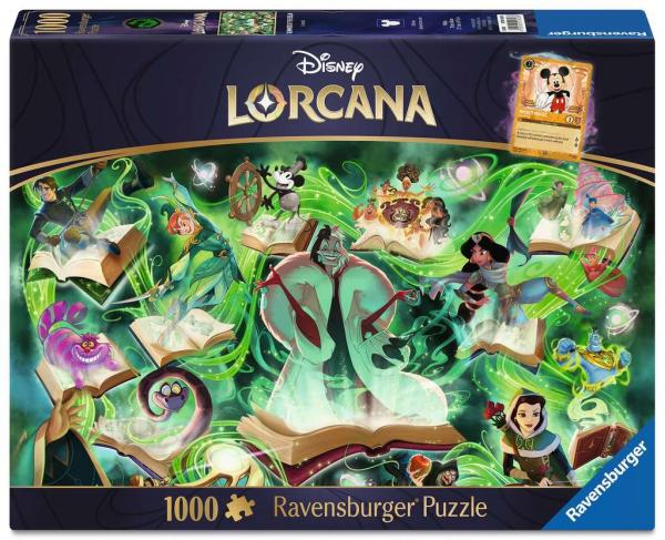 Disney Lorcana - Glimmers of the Realm: Emerald - Puzzle 1000 Teile