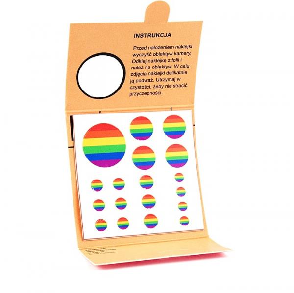 Kamerahülle, Kappe für Kamera, Tablet, Smartphone 18 Stk. - Farbige Flagge