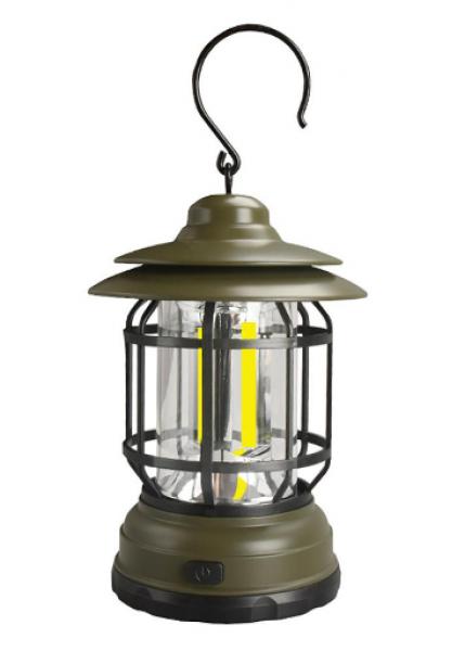 Retro Campinglampe COB LED Batterien