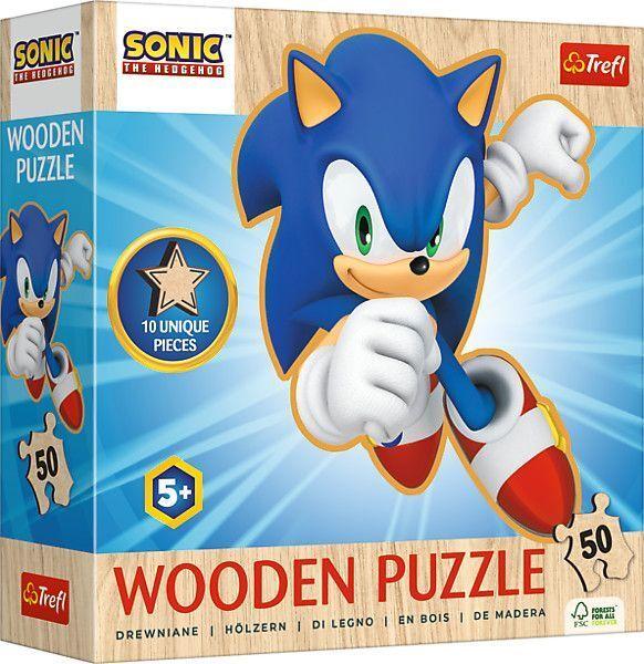 Sonic - Holz Puzzle Junior 50 Teile