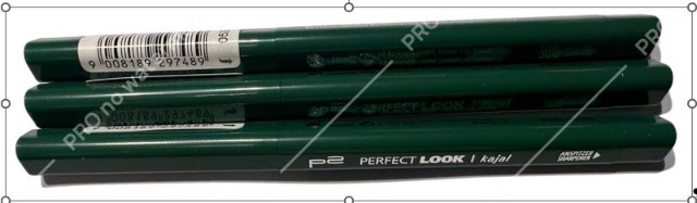 Kosmetika Marke.Brand P2 PERFECT LOOK KAJAL Wasserdichter Eyeliner Gelstift, Kein Verschmieren, Langanhaltende Glatte Anwendung, Grün - Auge