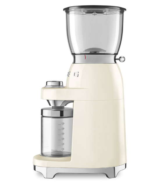 Smeg Cgf11creu Kaffeemühle Creme – Hochwertige Elektrische Kaffeemühle – Neuware