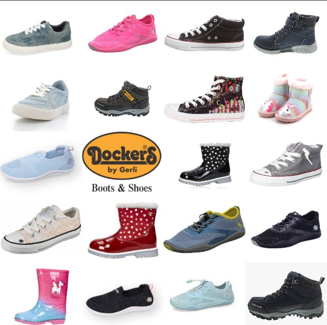 6,90 € DOCKERS Kinderschuhe Mix Kategorie A neu in Originalkartons 8076 Paar Sneaker Stiefel Sommer und Winterschuhe Lager Deutschland