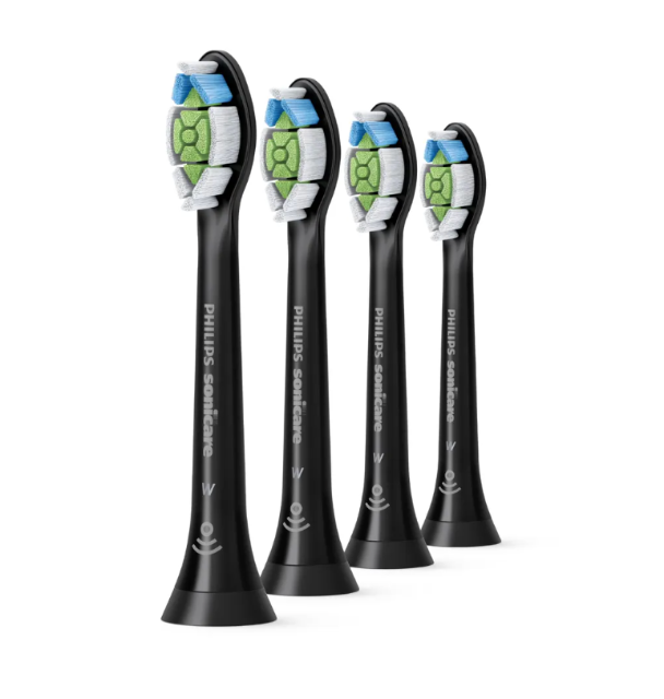 Philips Sonicare W2 Optimal White HX6064/11 Bürstenköpfe Schwarz 4er Original - Image 5