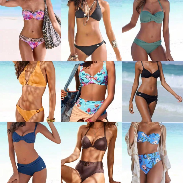 1,10 € Damen Bademode Mix Kategorie A neu Originalverpackung Marken Sunseaker Buffalo S.Oliver Lascana Größen XS–XXXL aus deutschen Kataloge