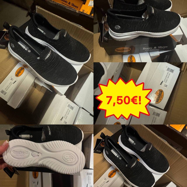 7,50 € Dockers Sneaker für Frauen und Mädchen Kategorie A neue Schuhe in Originalkartons Größen 31–38 Lagerware in Deutschland Versand weltw