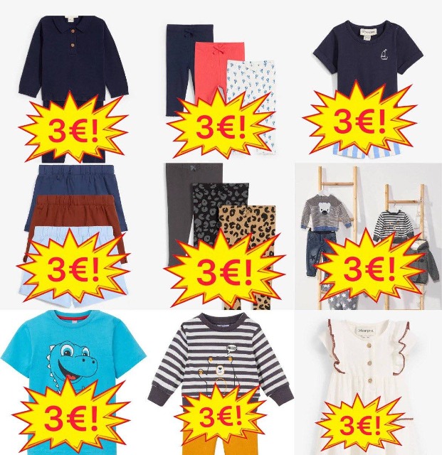 3,00 € Kinderkleidung Mix Kategorie A neue Ware von bekannten Marken Größen von Babys bis Teenager Kleider Hosen Jeans Overalls Shorts Pyjam