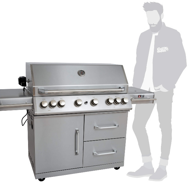  ZUNDA Gasgrill MGG-362 Master mit Backburner 