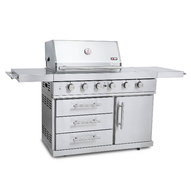 ZUNDA Gasgrill MGG-442 Premium mit Backburner