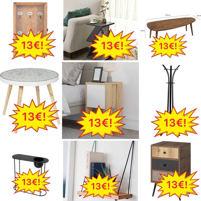 Ab 13 €/Stk. Markenmöbel Mix, Kat. A/B/C, Kundenretouren, 15 Möbelstücke pro Palette, Packliste vorhanden