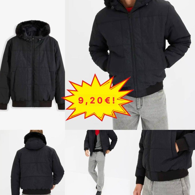9,20 €/Stk. Stock Herrenjacken mit Kapuze, Kat. A, Größen 48–58, Herbst/Winter/Frühling, deutsche Kataloge, ab 100 Stück