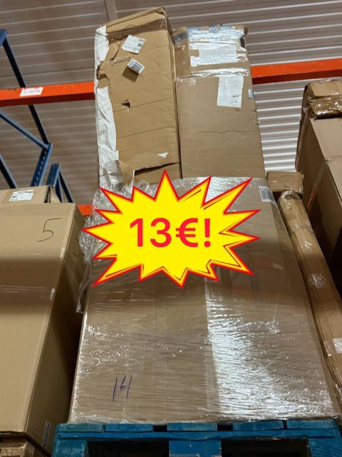 Ab 13 €/Stück Markenmöbel im Mix, Kategorie A/B/C, Kundenretouren, 15 Möbelstücke pro Palette, Packliste vorhanden