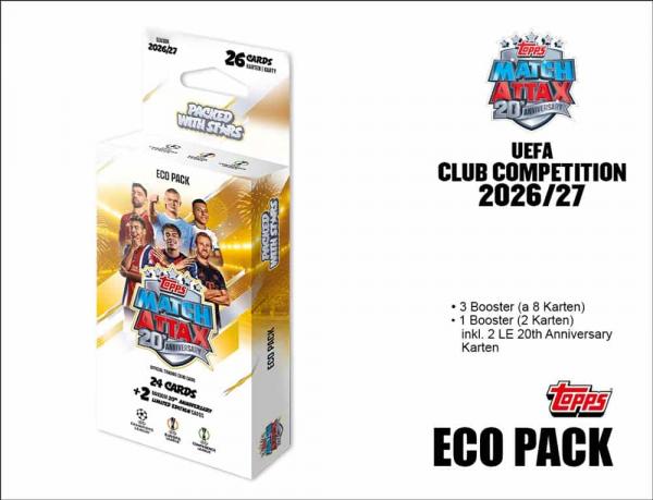 Topps Match Attax 2026/27 Champions League - Eco Pack UCC Fussball - Image 3