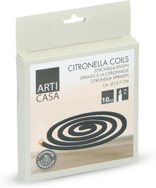 Arti Casa Citronella Duftspiralen – Restposten – Für Garten, Terrasse & Camping