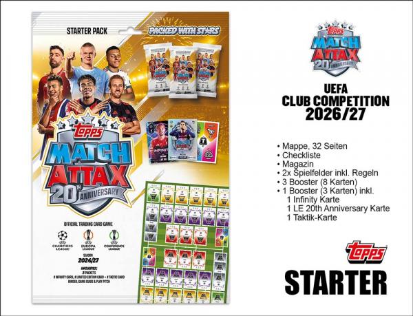 Topps Match Attax 2026/27 Champions League - Starterpack UCC Fussball - Image 4