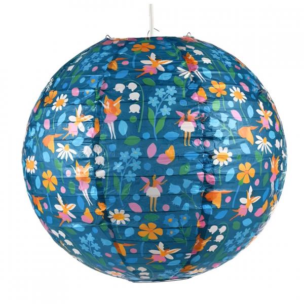 Rex London Blau Lampenschirm Aus Papier Fairies In The Garden - Image 2