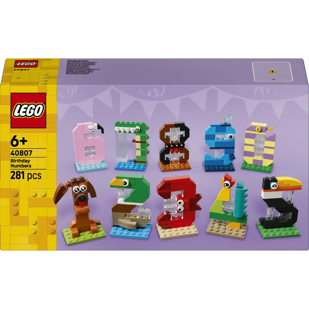 Lego® Jungen 40807 Seasons And Occasions - Geburtstagszahlen (281 Teile)