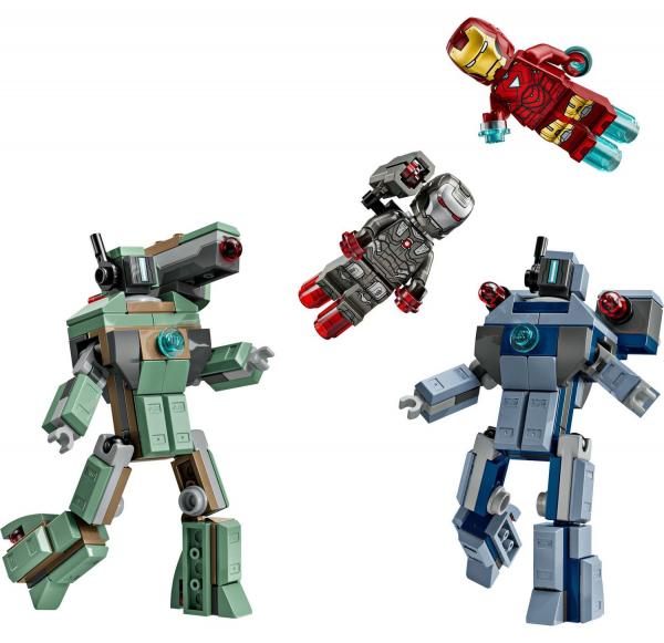 Lego® Rote Marvel™ Iron Man & War Machine Vs. Hammer-Dr - Bild 11